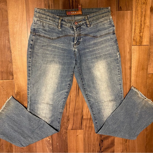 TMX retro blue bootcut jeans - Picture 2 of 4